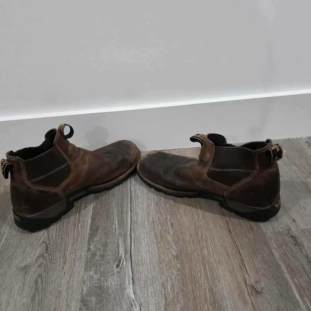 Georgia‎ Boot Mens Eagle One Brown Leather Boots Size 12 Ankle Work Outdoor